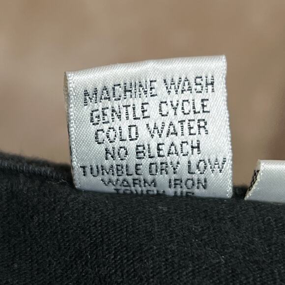 Vintage 90s Black Sleeveless Patchwork Garden Seed Packet Shift Dress Cottage - Picture 9 of 11